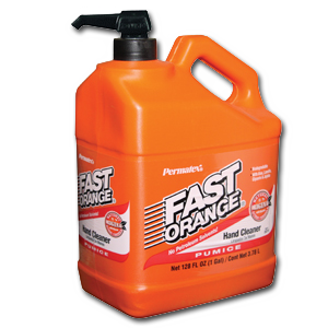 Fast Orange cleans aluminum extrusion